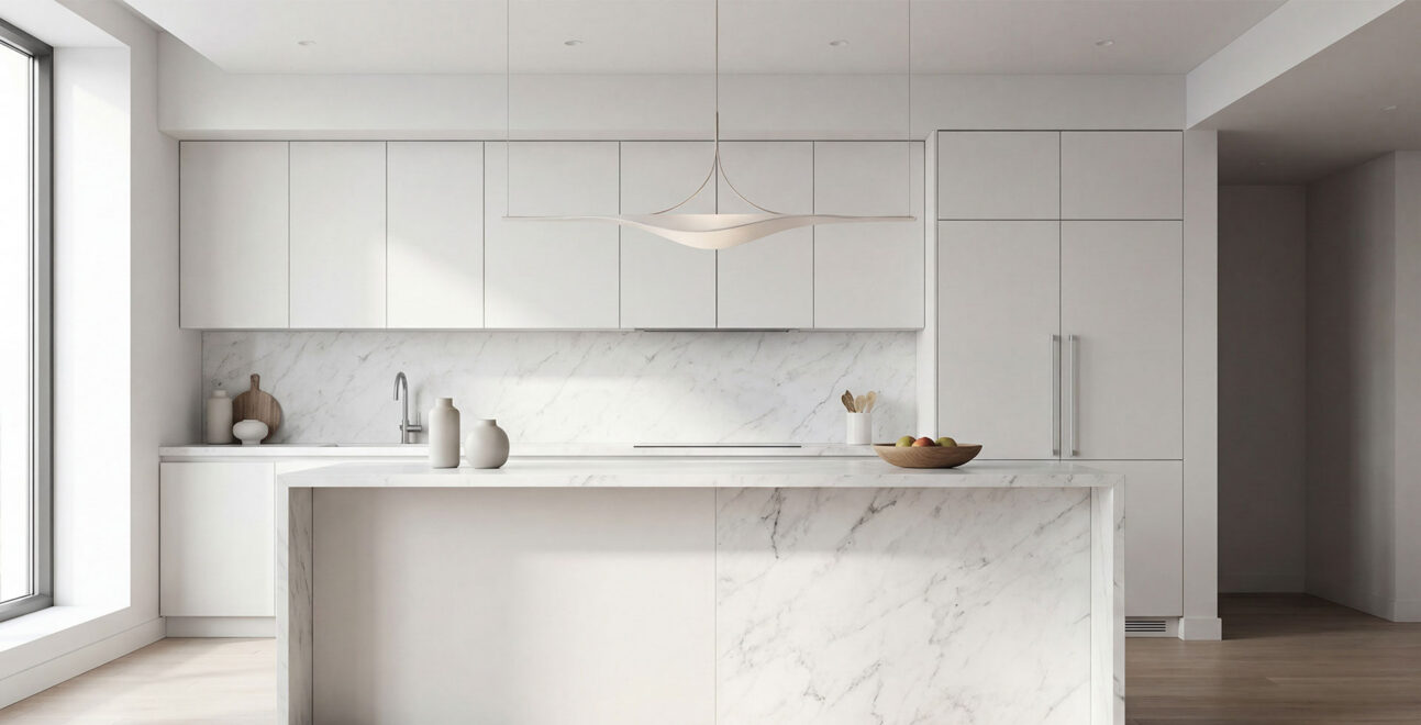 Contemporary white kitchen