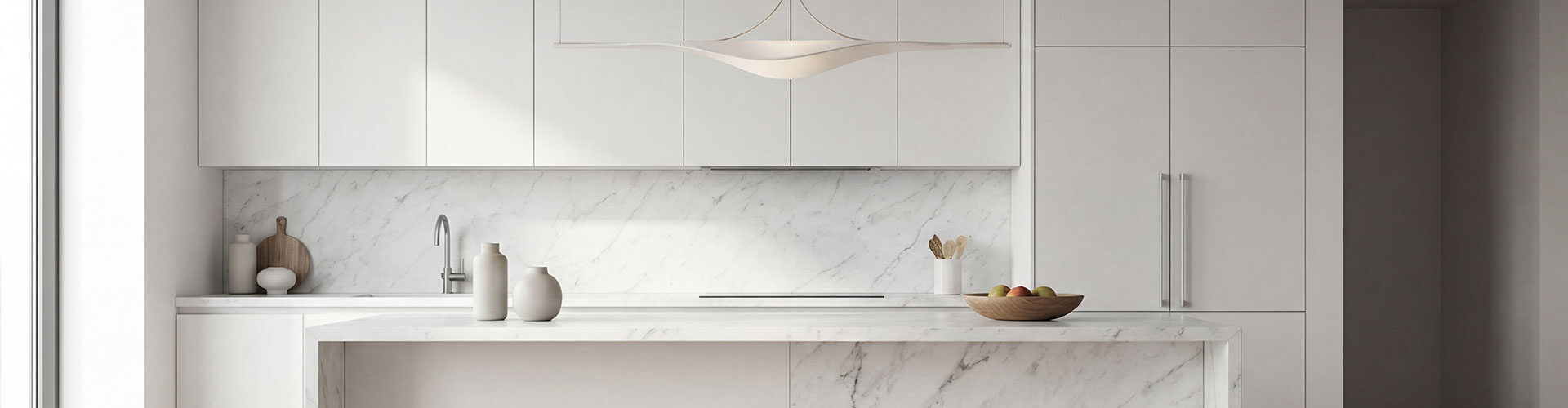 Contemporary white kitchen