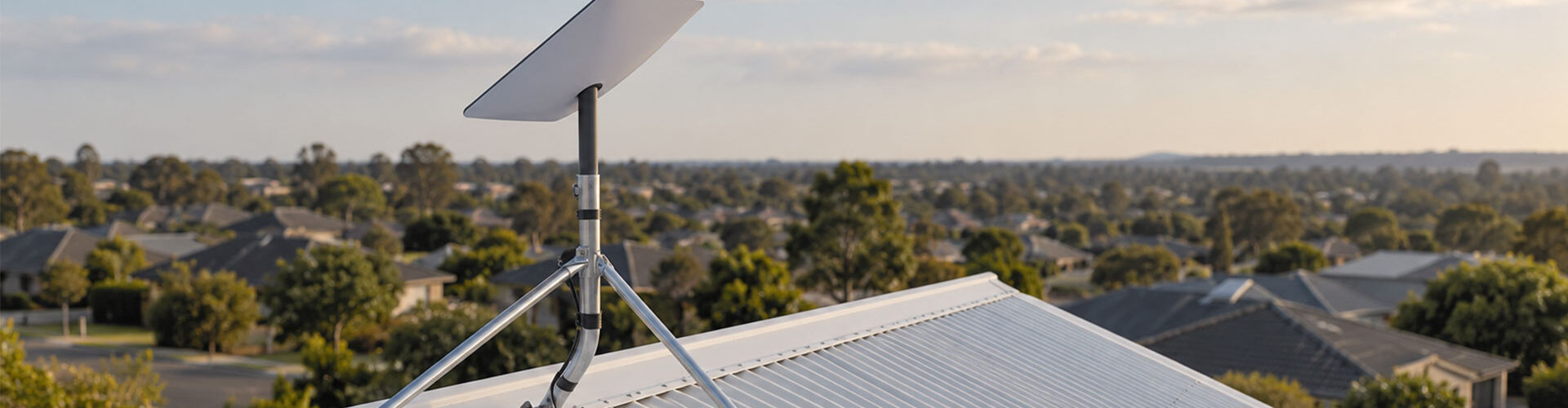 Starlink dish installed on Geelong roof